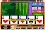 Play Free Double Double Bonus Video Poker