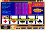 Play Free Louisiana Double Video Poker